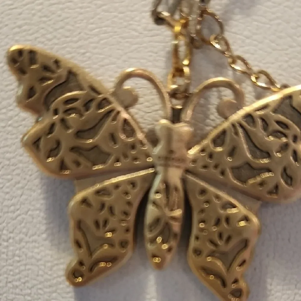 Gucci Colorful Butterfly Pendant With Unbranded Chain